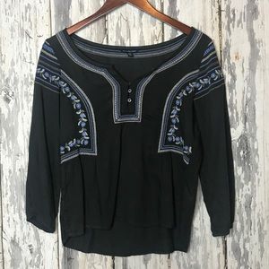 American Eagle Outfitters embroidered shirt
